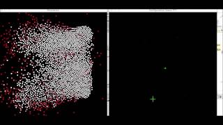 High Velocity Collision of Xenon Particle with Argon Lattice