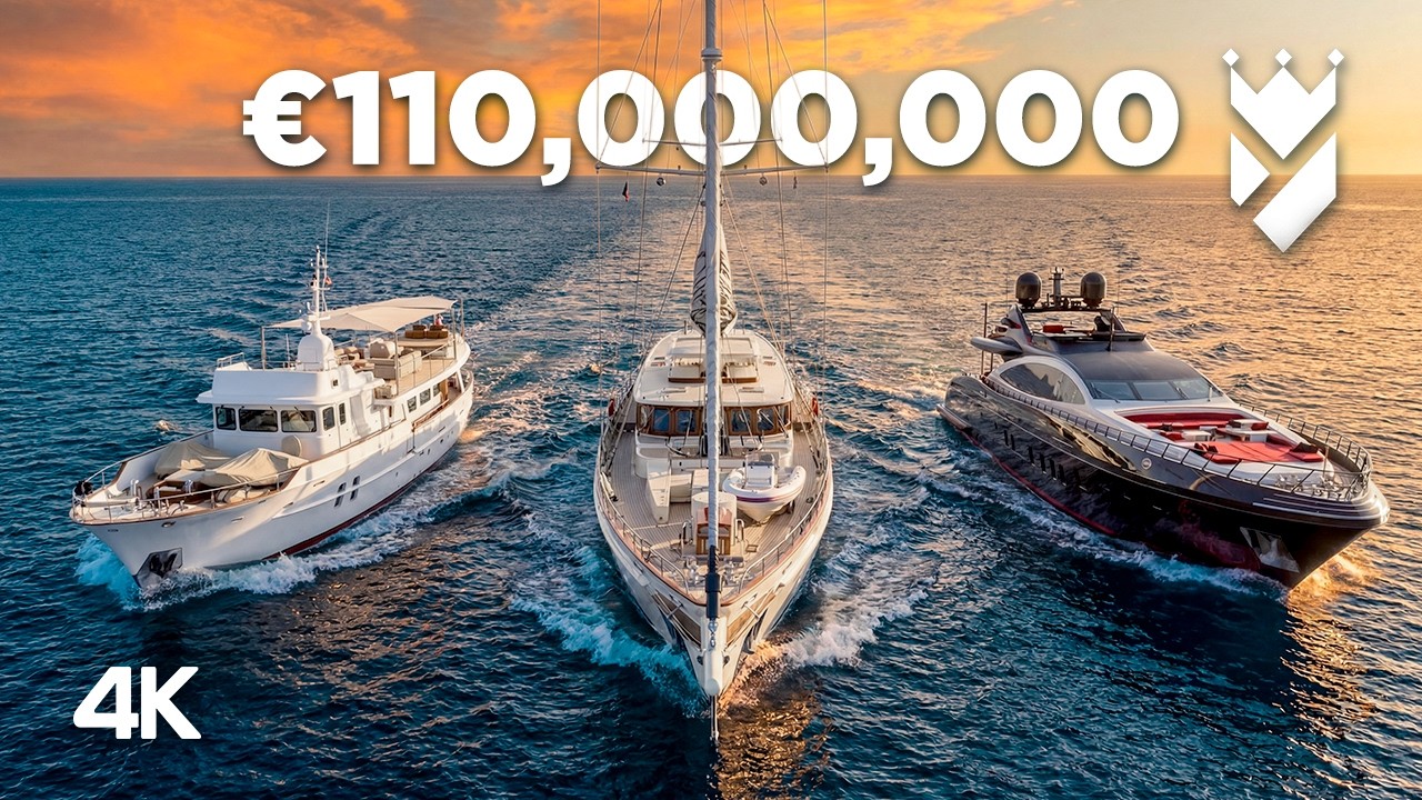 ⁣€110,000,000 of Yachts all in one place!
