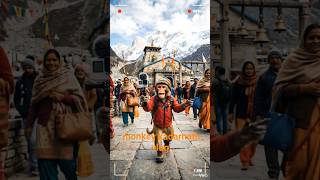 monkey kadarnath vlog #aimonkey #aimonkeyvlogging #aivideo #aimonkeyvideo #kadarnath #viralvideo