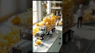 #miniaturefood #asmrfood #foodmaking #miniatureworld #miniworkers #oddlysatisfying #miniconstruction