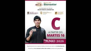 Dia de pago de las Becas: Benito Juárez, Jóvenes escribiendo el futuro y Gertrudis Bocanegra.#reels