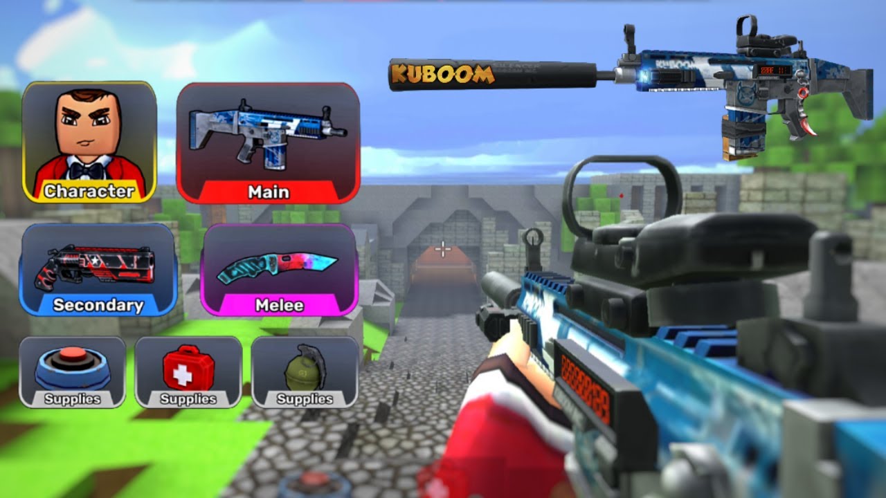 THE KING WITH SCAR TO KILL BOTS IN BATTLE