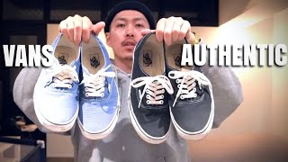 【VANS】vansの原点オーセンティックが春におすすめな話 USA企画と日本企画の違いも【AUTHENTIC】【ストリートファッション】