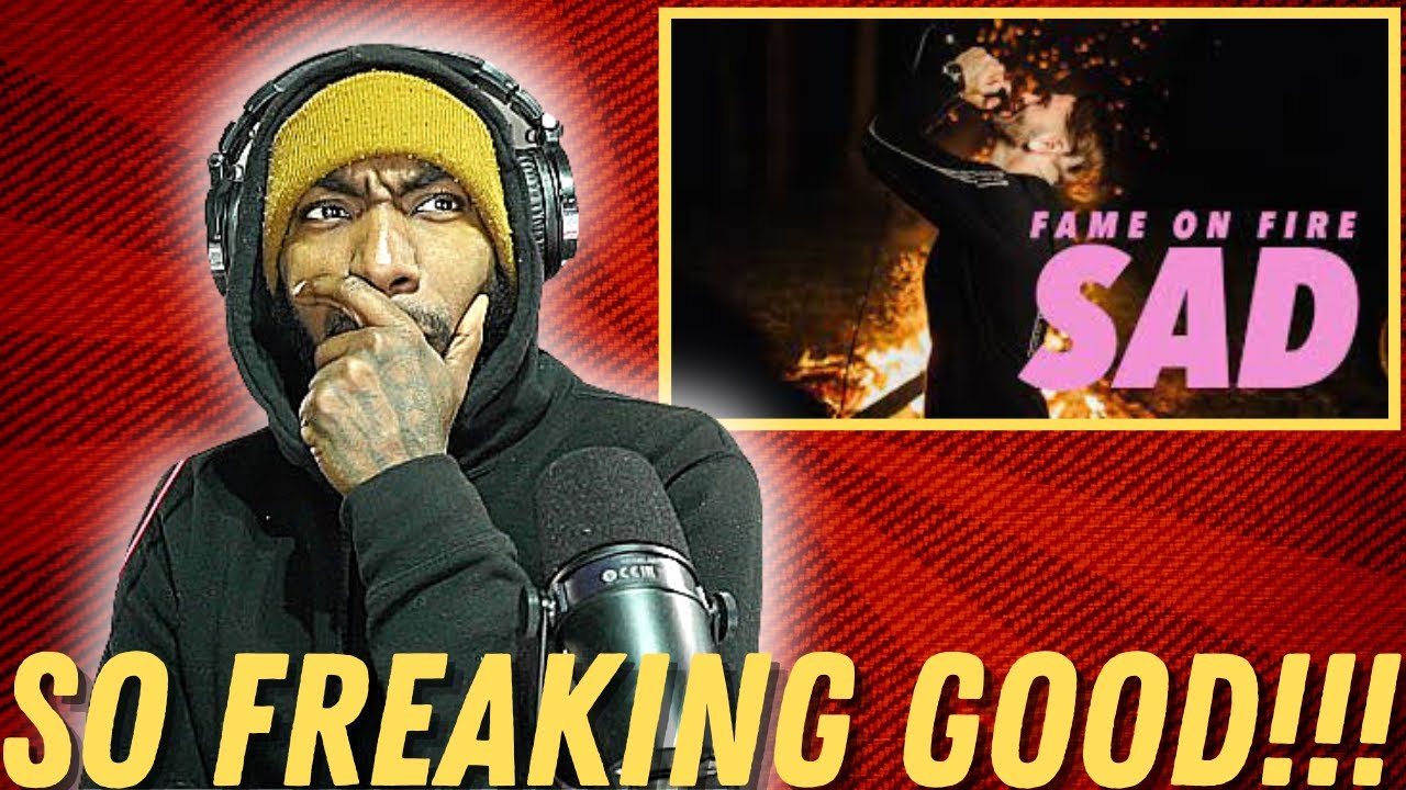 Fame On Fire - SAD! - XXXTENTACION Rock Cover (REACTION!!!)