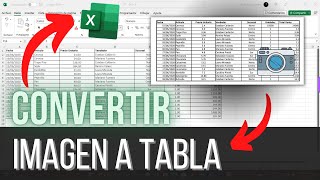 Como convertir de una foto o imagen a #tabla en #excel (2 MÉTODOS)