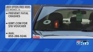 Free $10 Uber vouchers promote safe rides during July 4th weekend