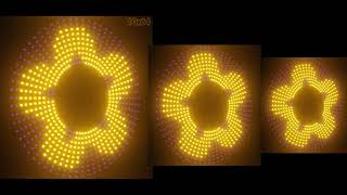 #PIXEL #LED #polysheet #controller 10X64 CHAKRI CIRCULAR WIRING  4X4FEET 640HOLES