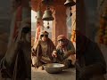Blind Beggar or Mastermind? 🐒 | Temple Monkey’s Smart Trick #Funnyvideo#funnymoment #funnyreel