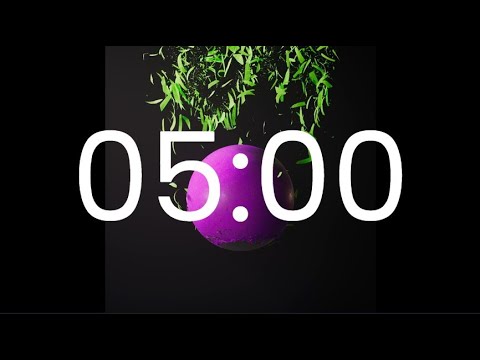 ⏰ 5 Minute Countdown Timer for Study, Relaxation, and Focus | 5 Min ...