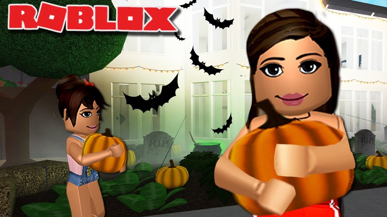 Decorating Our House For Halloween Bloxburg Family Roblox