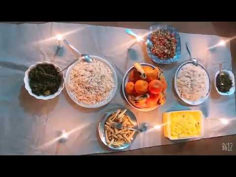 سفره شب یلدای محصلین 