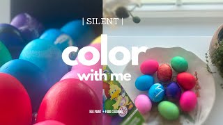 easter egg coloring~🐣🌸 using PAAS MEGA decorating kit + egg paint🎨