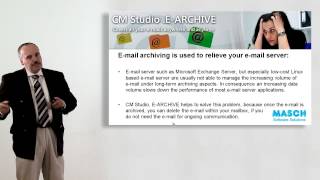 Cm Studio .E-Archive - Part 1 - Principles And Requirements Of An E-Mail Archiving Solution