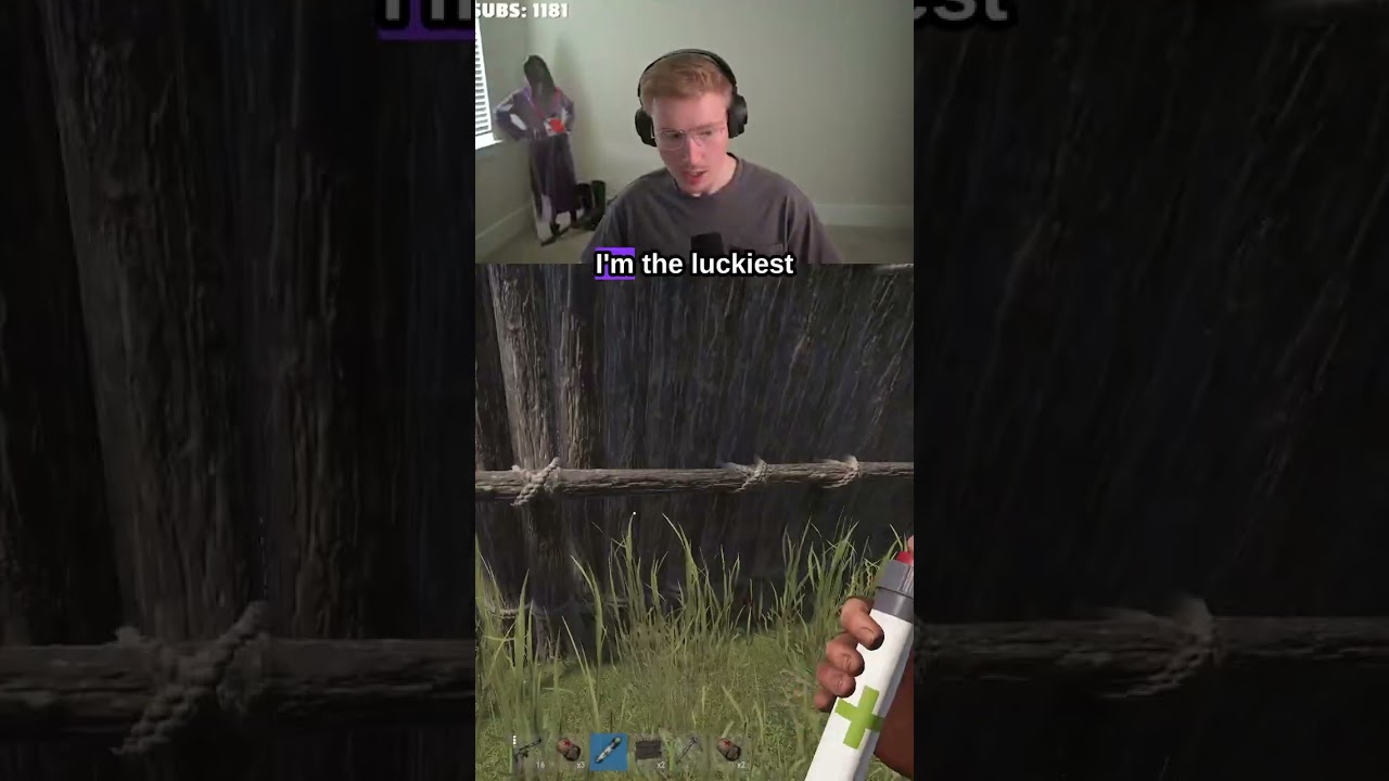 LUCKIEST PLAY IN THE WORLD | #anthric on #Twitch #rust