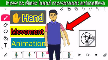 Hand movement animation tutorial | How to make cartoon #animation #flipaclip #tutorial