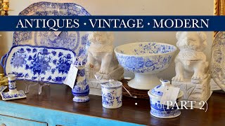 Antique Shopping & Luxury Home Interior Design Walking Tour! Peaceful, Relaxing Classical Ambience 💙