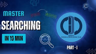 Searching Algorithms Explained | Linear Search & Binary Search | CP Series