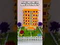 3d multistory building 🏠 school project #viral #trending #ytshorts #craft
