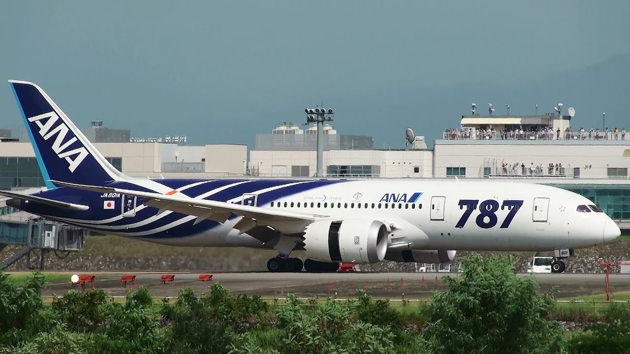 全日空 BOEING 787-8 JA801A ドリームライナー ボーイング787デザイン(初号機)」特別塗装機 全日空 (787-8