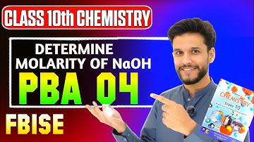 Determine Exact Molarity of NaOH Solution | Class 10 Chemistry Practical | PDW