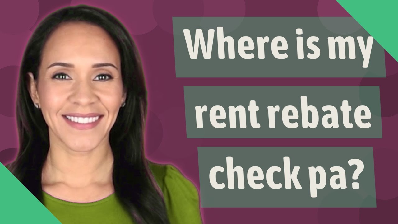 where-is-my-rent-rebate-check-pa-youtube