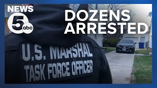 Dozens of fugitives arrested in monthlong, US Marshals-led operation