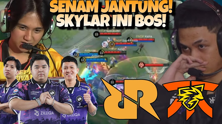 THIS IS SKYLAAARRRR !! SENAM JANTUNG COK !! RRQ HOSHI VS FNATIC ONIC PH MATCH 2 - ESL SPS