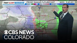 Near record highs on Monday in Denver, accumulating snow across Colorado by mid-week
