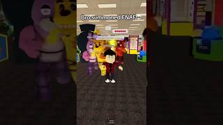 Fnaf In Chuck E Cheese🐻👻 #Roblox #Funny #Fnaf #Shorts