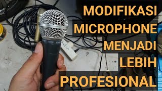 Microphone modification | clearer sound, no more muffled audio | just add two components