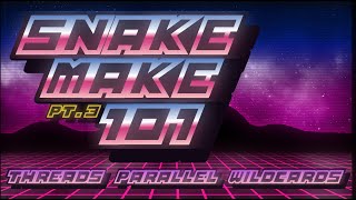 Snakemake101 pt.3: threads, parallelism, wildcards