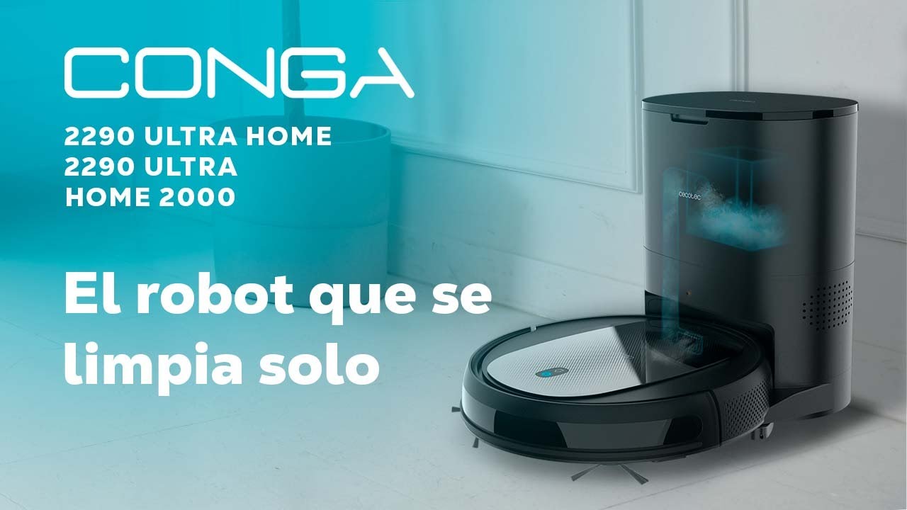 Se acabo el limpiar la casa, el robot aspirador Cecotec Conga lo hace por  ti cuando no estás en casa y está rebajado 200 euros