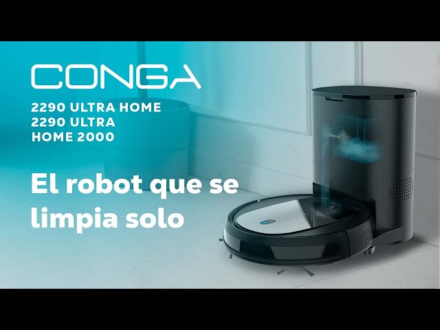 Conga 2290, el robot aspirador español con autovaciado que se limpia solo,  también friega tu casa y hoy está a su precio mínimo en
