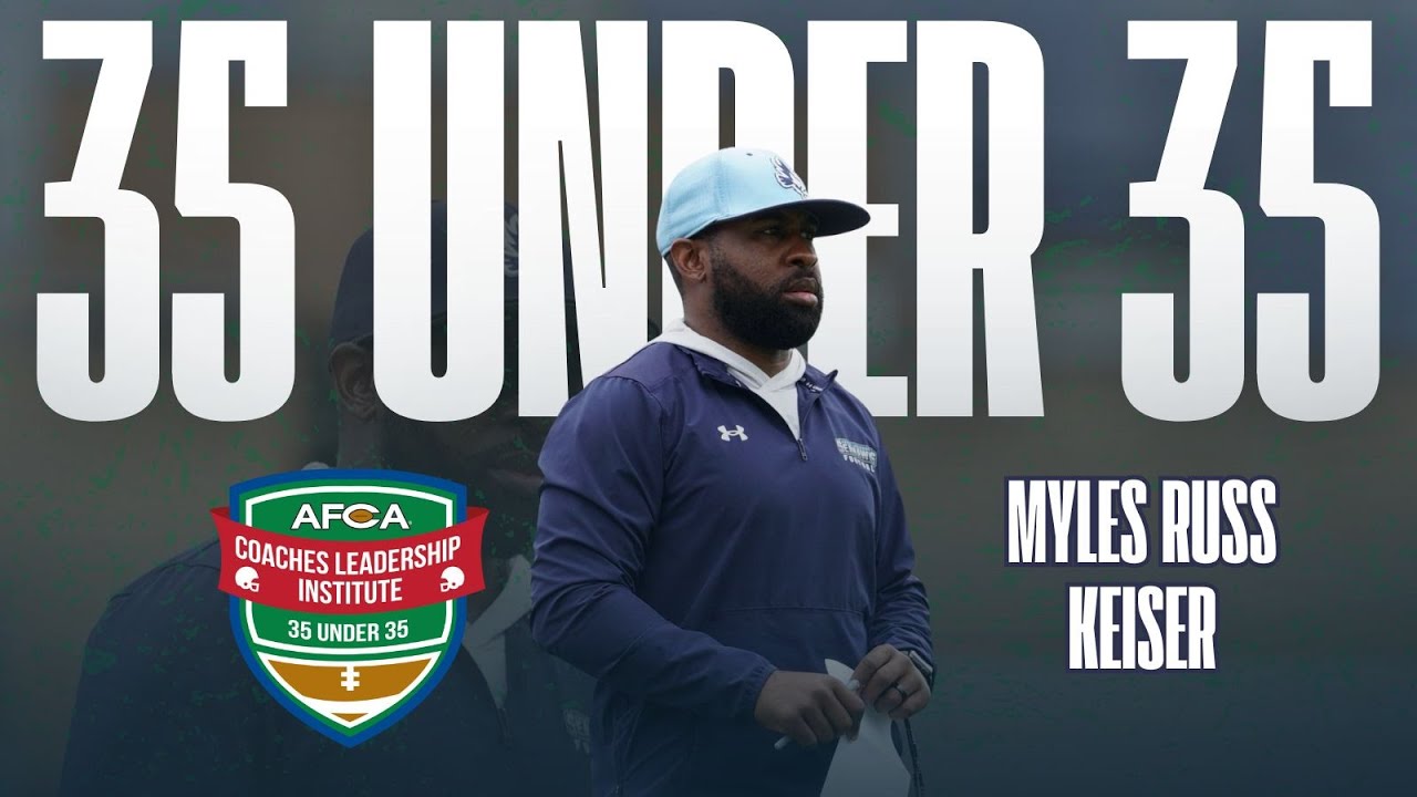 Keiser Football Coach Myles Russ Teaches Ball Security Drills