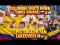 Colombia World Cup Fans SHUT DOWN Times Square Midtown Manhattan