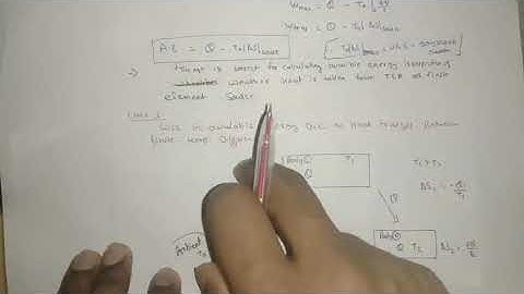 #Hindi| loss in the available energy due to the heat transfer between finite temperature difference