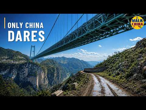 Only China Dares to Build This — The World’s Highest Bridge | Huajiang Grand Canyon Bridge 4K POV