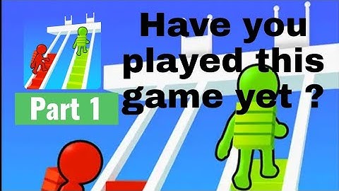 ( Best Game ) ( KingAndroidiosGameplays ) ( Game : Bridge Race ) ( Part 1)