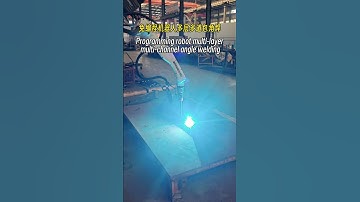 Program-free welding robot multi-layer multi-channel angle welding process
