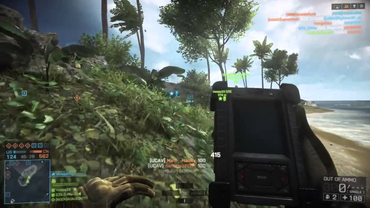 UCAV Battlefield 4 beast multi kill