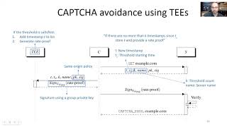 USENIX Security '21 - CACTI: Captcha Avoidance via Client-side TEE Integration