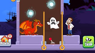 home pin gameplay /pull the pin all levels gamepaly screenshot 3