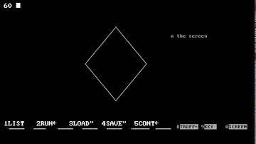 Diagonal Box with Draw Statement in Screen1 | GW BASIC Programming Tutorial