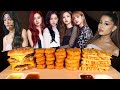 Asmr mukbang with celebritiesblackpink ariana olivia and more