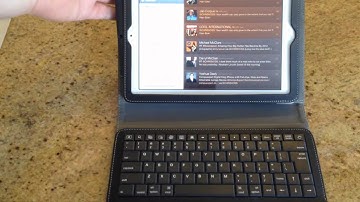 Qmadix iPad 2/New iPad Portfolio with Removable Bluetooth Keyboard Unboxing Review