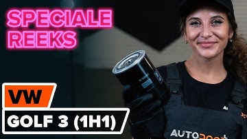 Hoe een oliefilter en motorolie vervangen op een VOLKSWAGEN GOLF 3 (1H1) [HANDLEIDING AUTODOC]