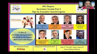 Tips from Executive Search Experts -  HR Shapers Awareness Session 2nd  Feb 2022 screenshot 5