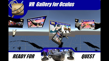 VR oculus vr GALLERY quest rift and go asset store unity 3d