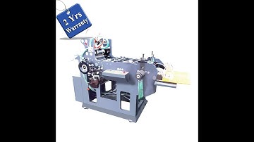 ZF250S Automatic Seed Envelope Paper Bag Making Machine with Euro Hole Hanger Punching