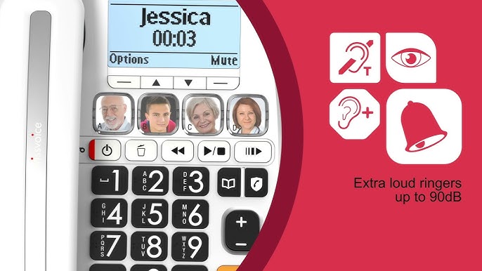 Telefono fijo para mayores Swissvoice Xtra 115 es perfecto 